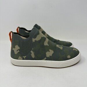 LL Bean Eco Bay Knit Sneaker Chelsea Deep Moss Camo Size 9